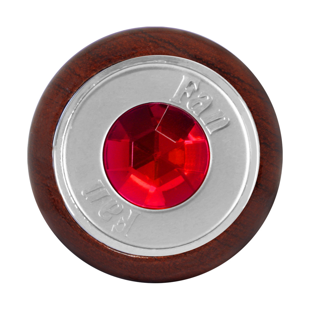 Rosewood Dashboard Control Knob with Crystal