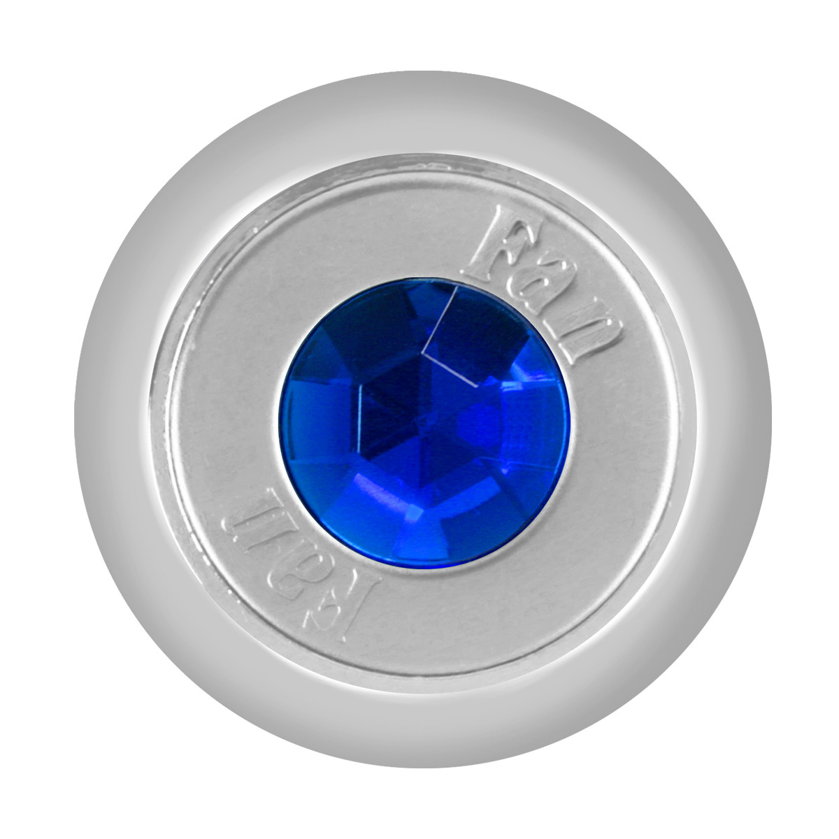 Chrome Plated Dashboard Control Knob with Crystal - Thumbnail 2