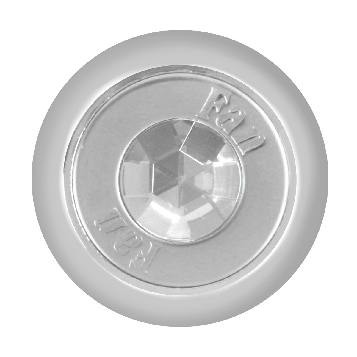 Chrome Plated Dashboard Control Knob with Crystal - Thumbnail 2