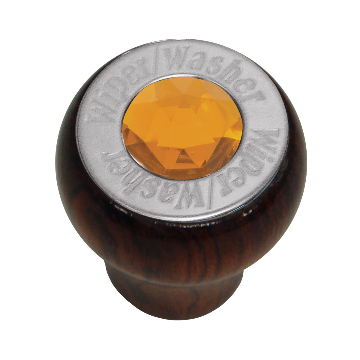 Rosewood Dashboard Control Knob with Crystal - Thumbnail 2