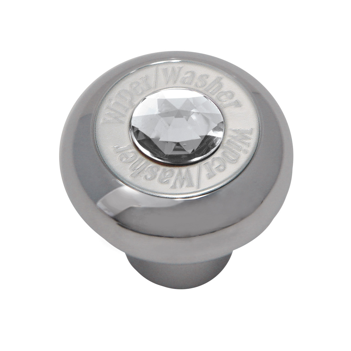 Chrome Plated Dashboard Control Knob with Crystal