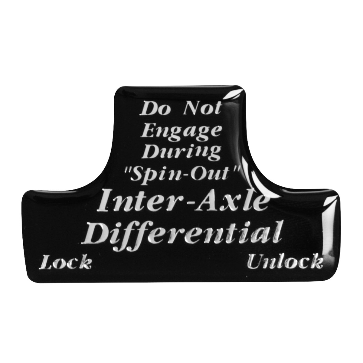 Switch Guard Sticker for Axle Differential