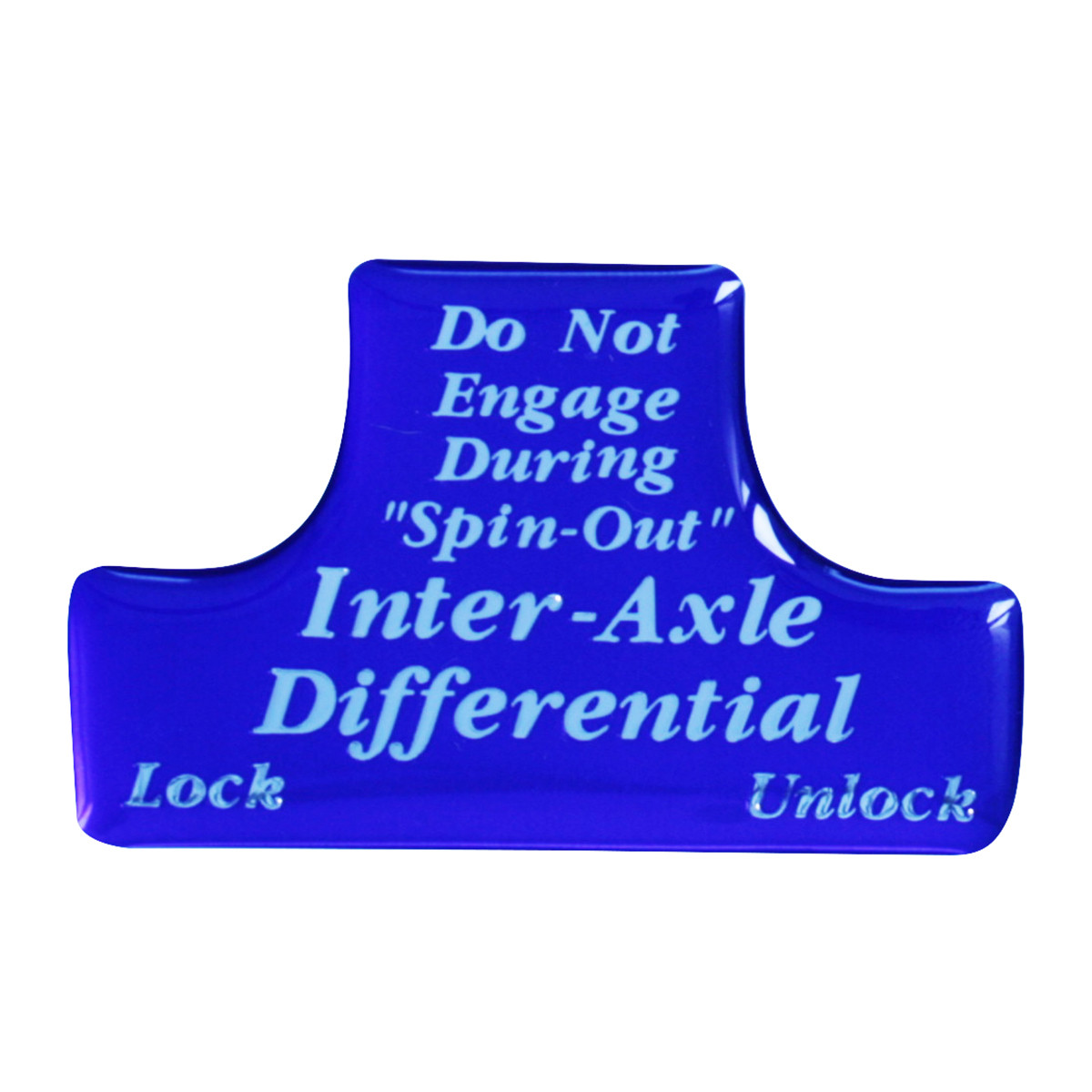 Switch Guard Sticker for Axle Differential