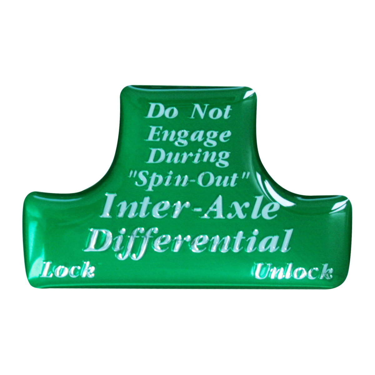 Switch Guard Sticker for Axle Differential