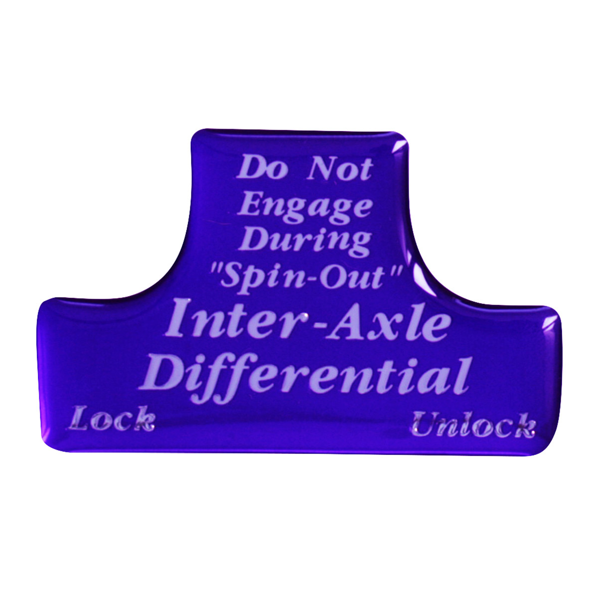 Switch Guard Sticker for Axle Differential