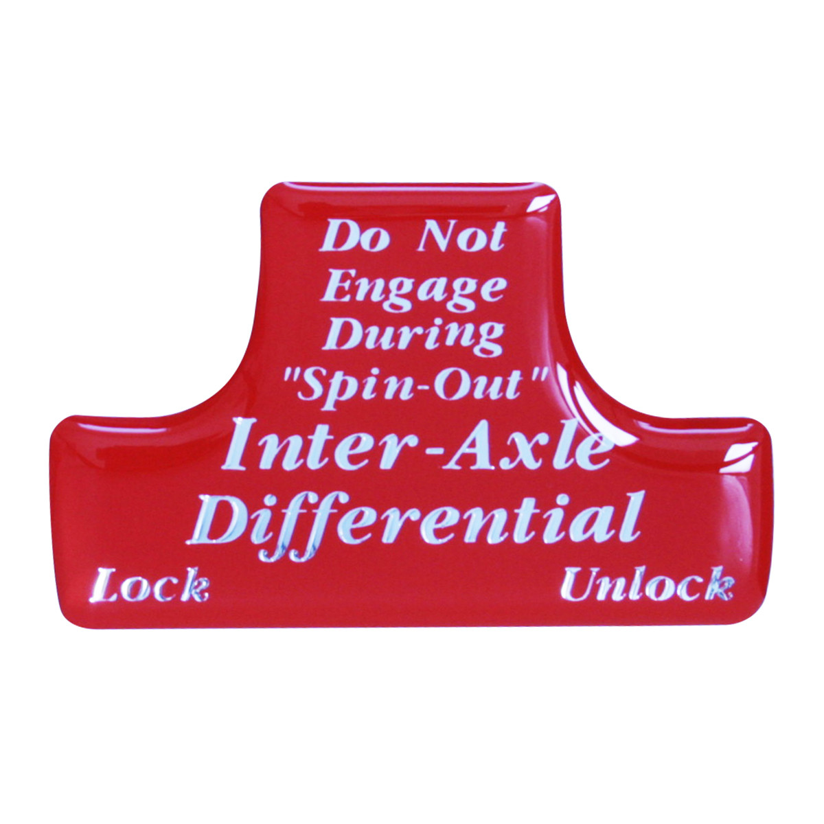 Switch Guard Sticker for Axle Differential
