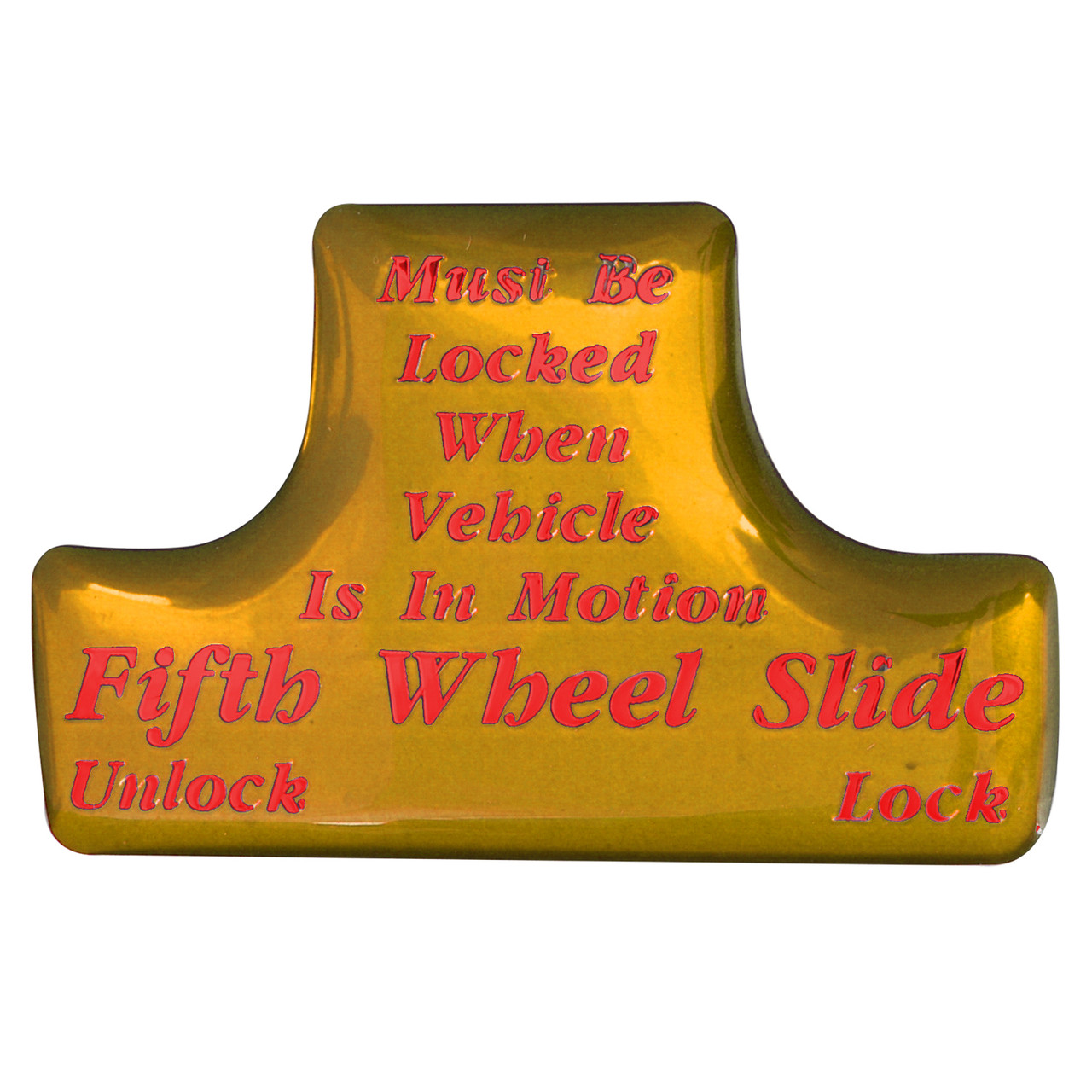 Switch Guard for 5th Wheel Gold Color