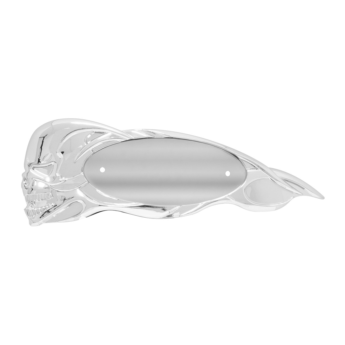 Emblem Accent Flame Skull