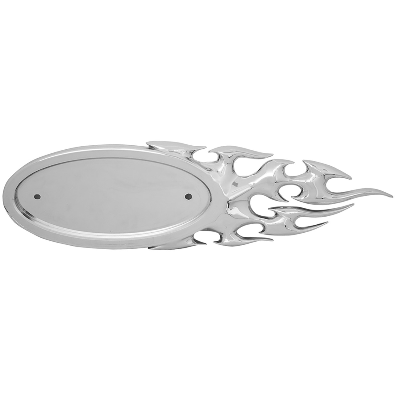 Emblem Accent Flame Oval