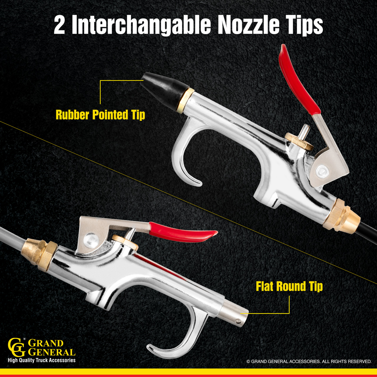 Heavy Duty Truck Air Seat Blow Gun Kit - Thumbnail 4