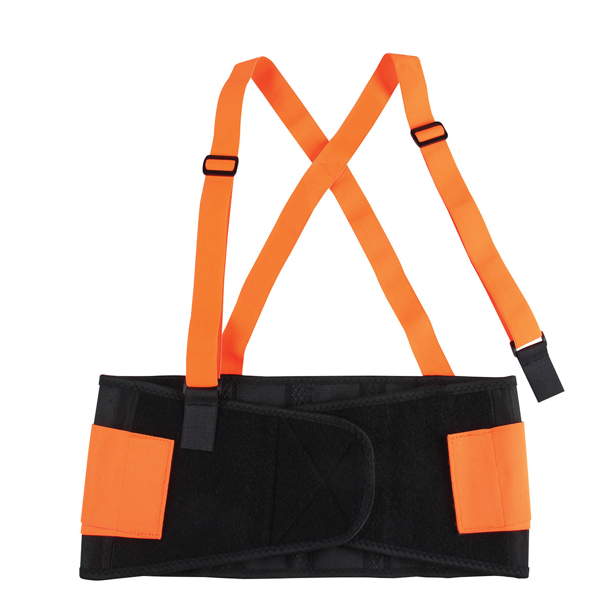High Visibility Back Support Belt with Detachable Suspenders