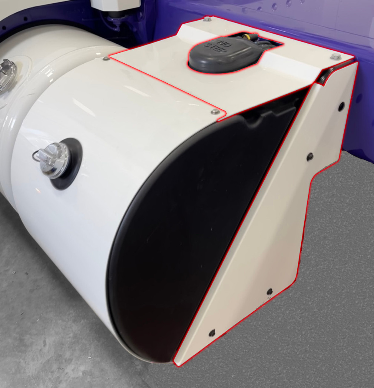 Peterbilt DEF Tank Covers (2022+) - Medium and Large Tank Fitment - Sold as Pairs ((1) Left and (1) Right) - Thumbnail 4