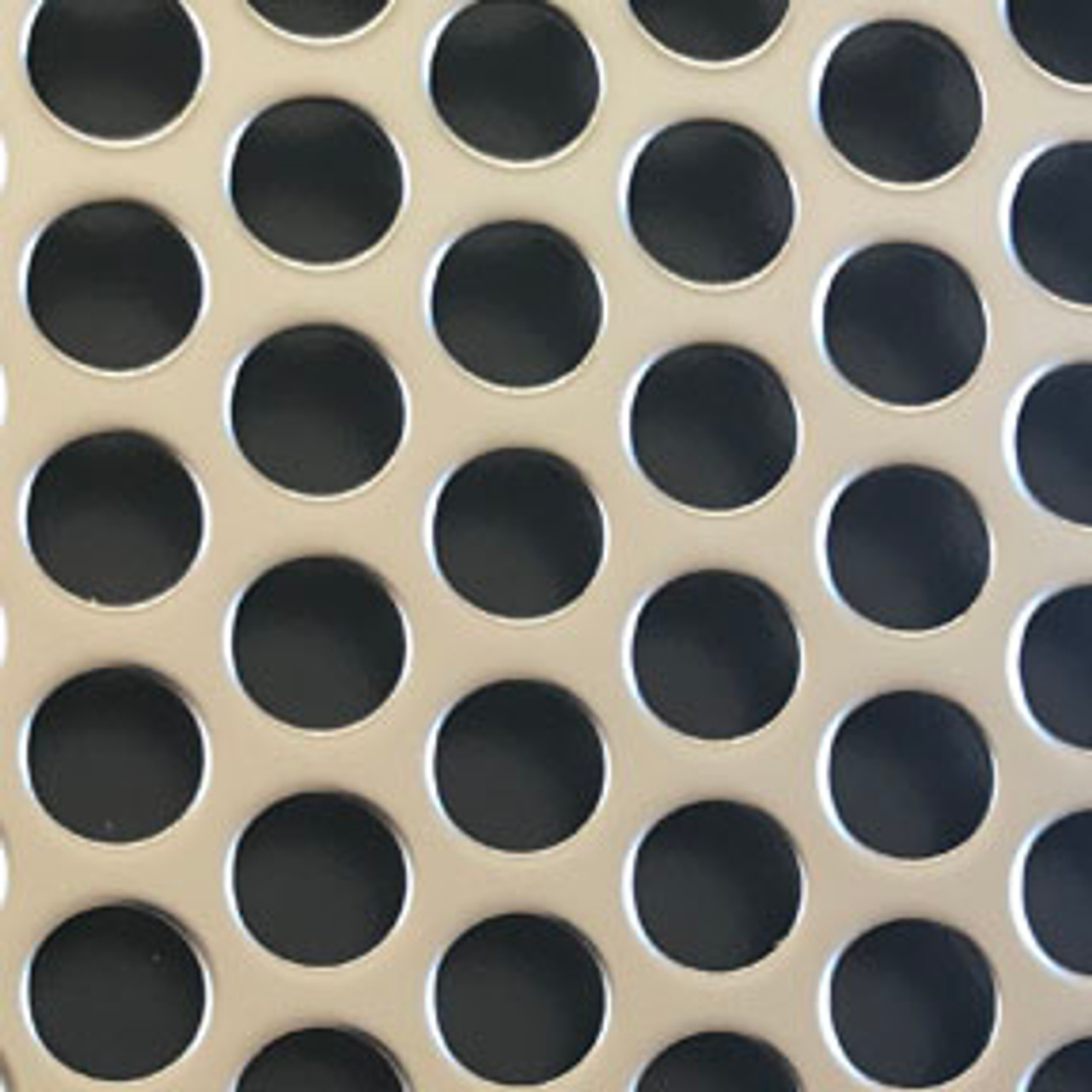 Grill Insert for Peterbilt 379 - 3/8" Round Hole with Triple Diamond Design - Thumbnail 2