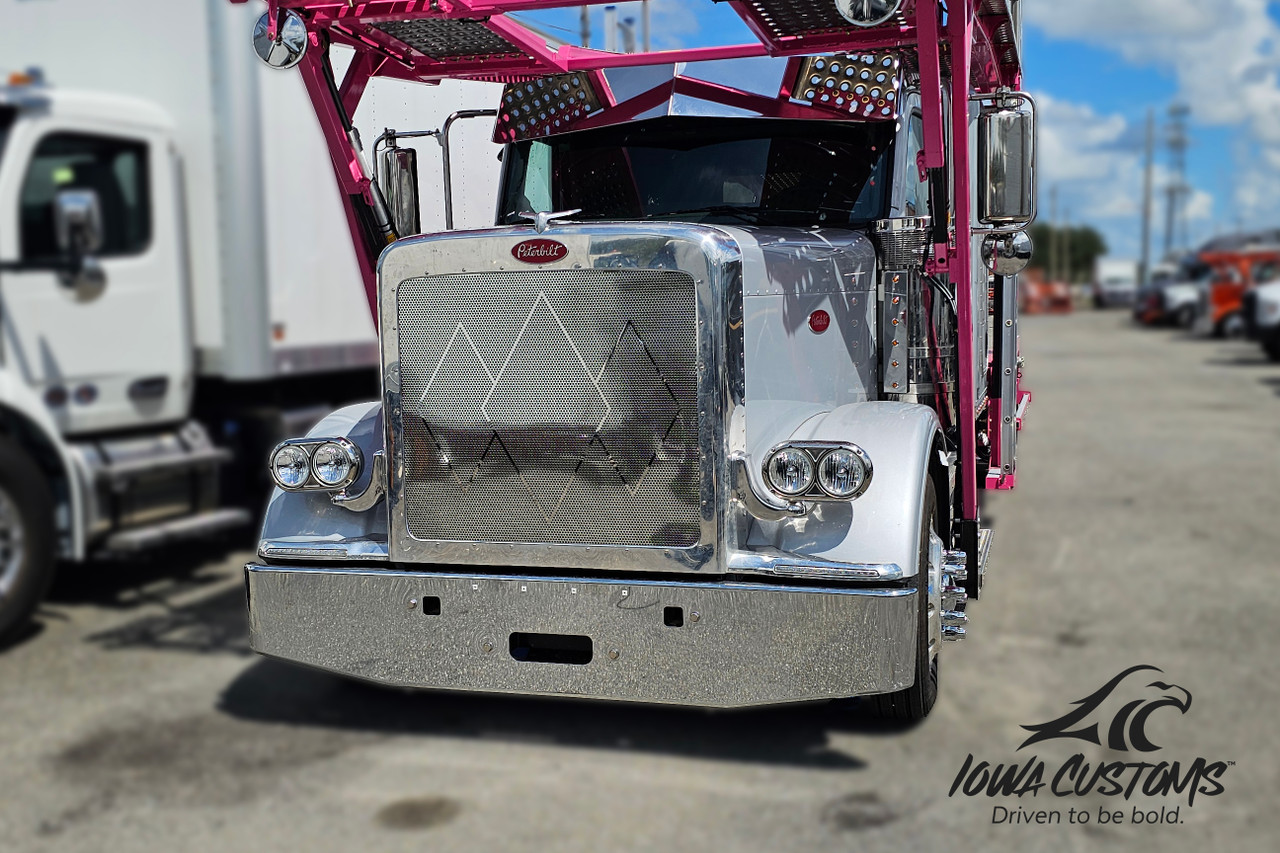 Grill Insert for Peterbilt 379 - 3/8" Round Hole - Thumbnail 4