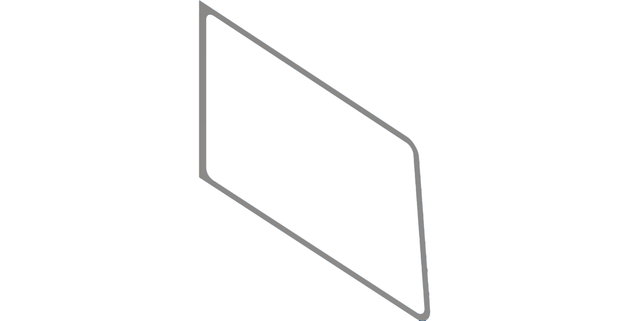 Windshield Trim Kit for Peterbilt - #8 304 Polished Stainless Steel - Thumbnail 2