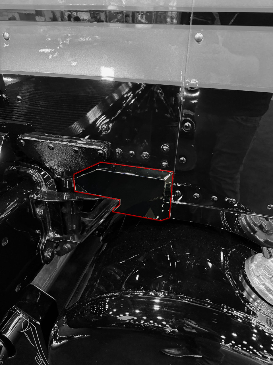 Peterbilt 589 Air Bag Cover - Thumbnail 2