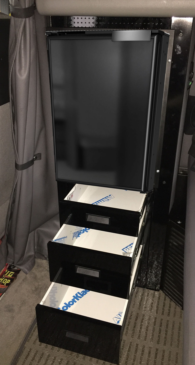 Refrigerator Kit - Drivers Side Installation - Fits Peterbilt 379, 386, 389 - No Refrigerator Included - Thumbnail 2