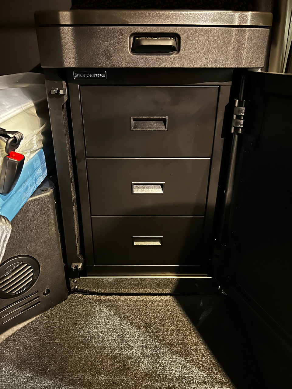 3-Drawer Storage Solution Kit - Fits Peterbilt 589 - Passenger Side