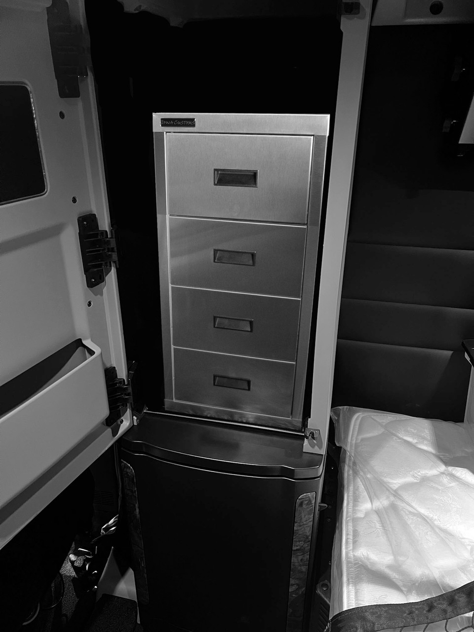 4-Drawer Passenger Side Storage Solution Kit - Gloss Black