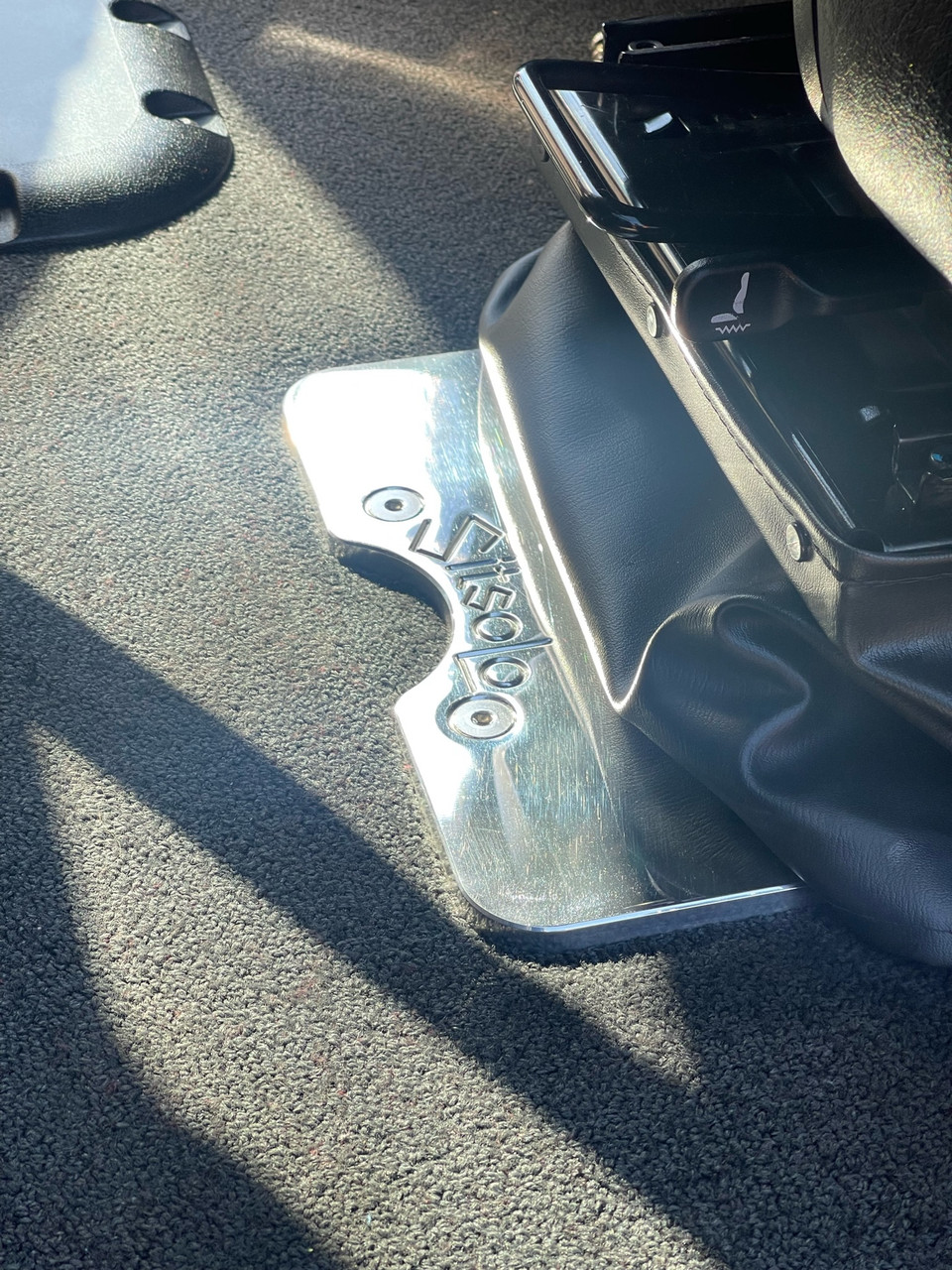 8" OEM Stock / Knoedler / National Seat / Sears Atlas - w/Riser / Bostrom Pro Ride with Standard Base for Peterbilt 589 - Billet Aluminum - Thumbnail 2