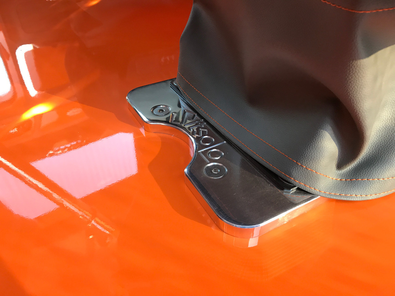 12" Seats Inc. Legacy Lo (Post July 1, 2018 Build Date) Seat Base Adapter - Fits Kenworth W900 - Chrome - Thumbnail 7