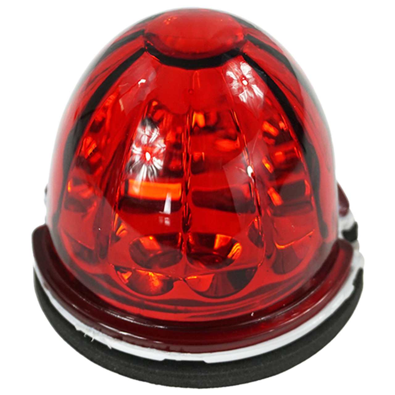 Legendary Glass 3-1/2 Inch Watermelon Red-Red LED Light W/O Bezel