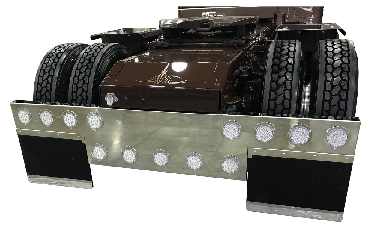 Rear T-Bar - (8) - 4" Round Light Holes