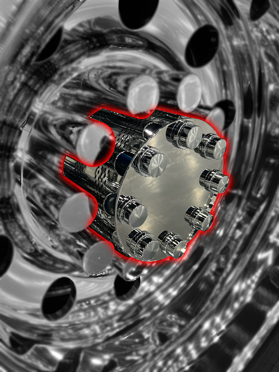 Hub Covers - Oval Holes