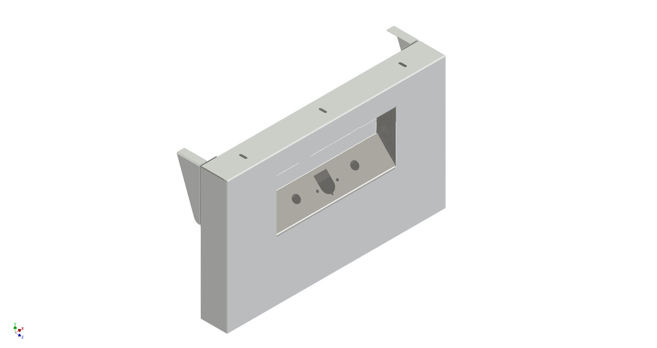 Rear Center Panel With Airline Box - 20" Drop - Trailer Air, (2) 7-Ways & (5) 4" Round Lights - Thumbnail 4