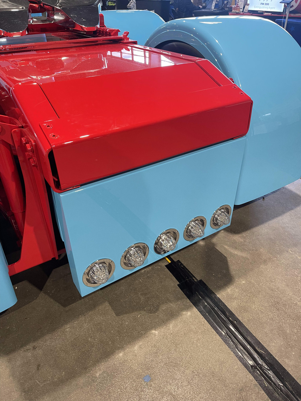 Rear Center Panel - 20" Drop - (4) 4" Light Holes