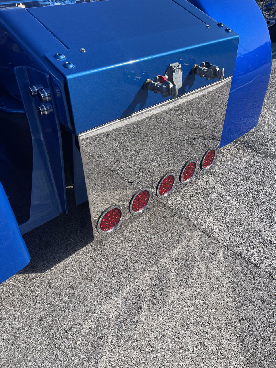 Rear Center Panel - 20" Drop - (3) 3/4" lights & (5) 4" Round Lights - Thumbnail 3