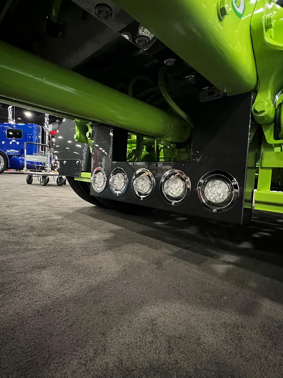 Front Drive Axel Filler Panels - (5) 4" Light Holes  on Front Panel, (4) 4" Lights on Rear Panel, (11) 3/4" Light Holes on Bottom - Thumbnail 2