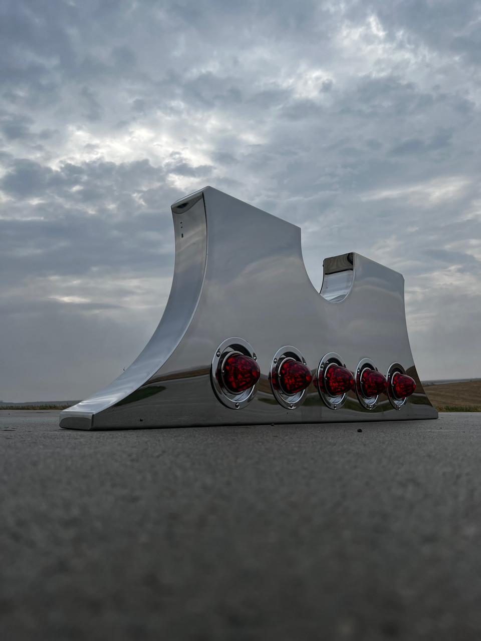 Fuel Tank I-Panel - Blank - No Light Holes