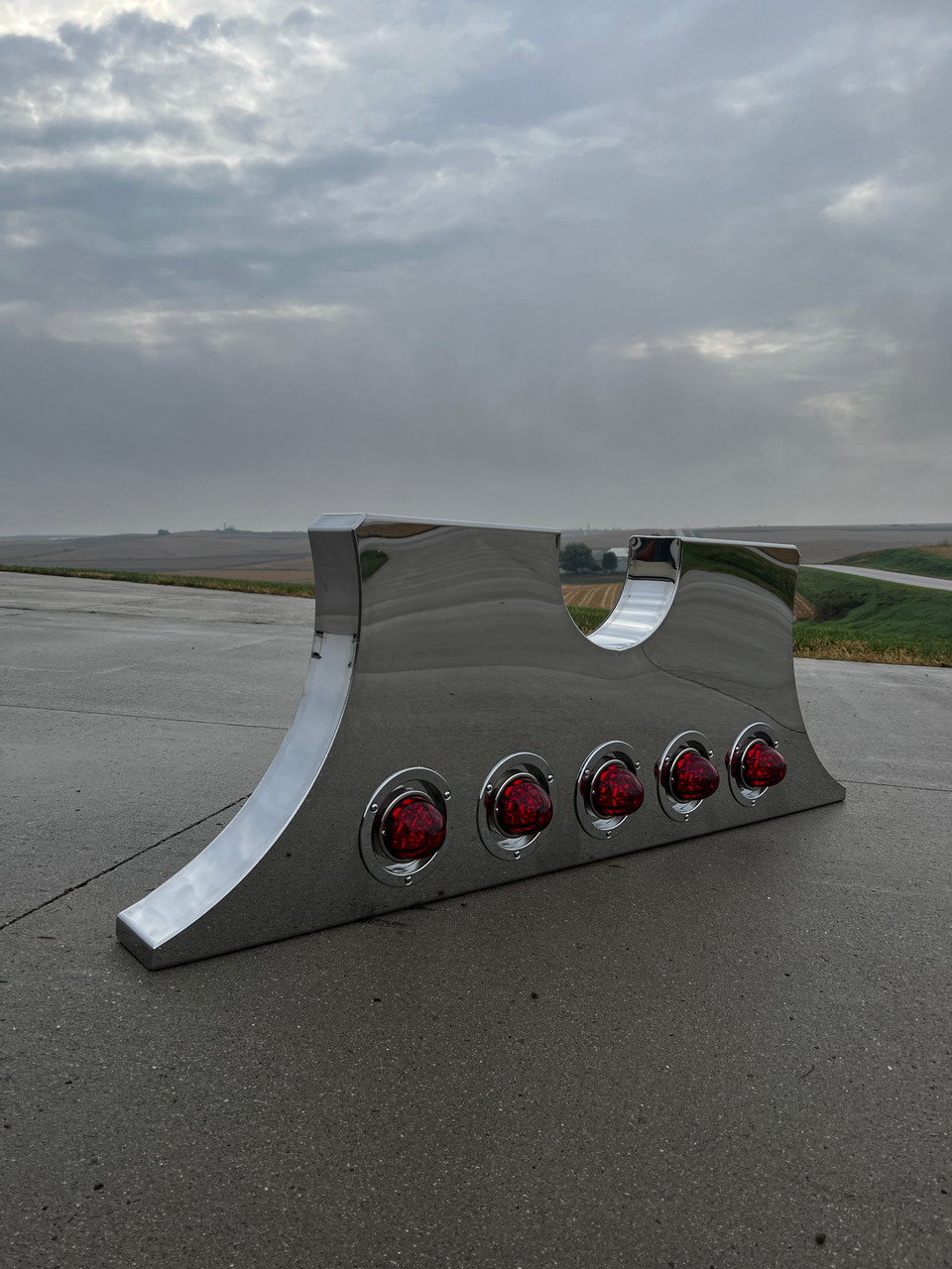 Fuel Tank I-Panel - 4 - 4" Lights in Body & 4 - 4" Lights in Back Panel - Thumbnail 2