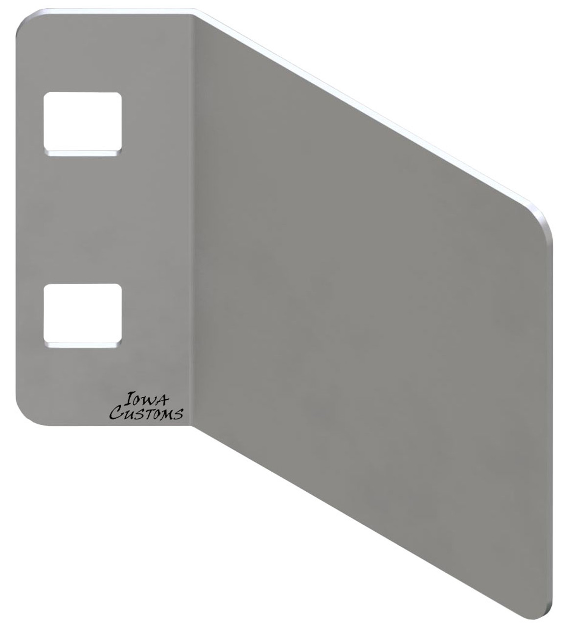 Universal Mount IFTA Permit Holders - Lower Exhaust Bracket - 1-Permit