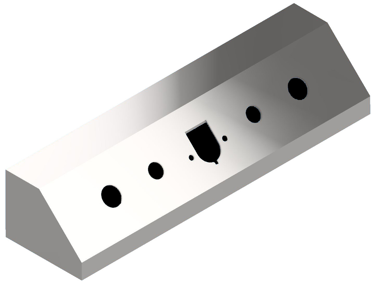 On-Top Airline Box - Trailer Air, (1) 7-way & (2) 4" light holes - Thumbnail 5