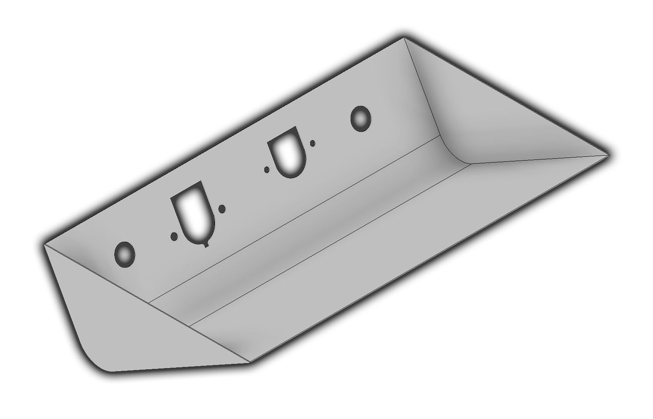 Recessed Airline Box -7-Design - Trailer Air, Hydraulic Hook-Ups & (1) 7-way - Thumbnail 4