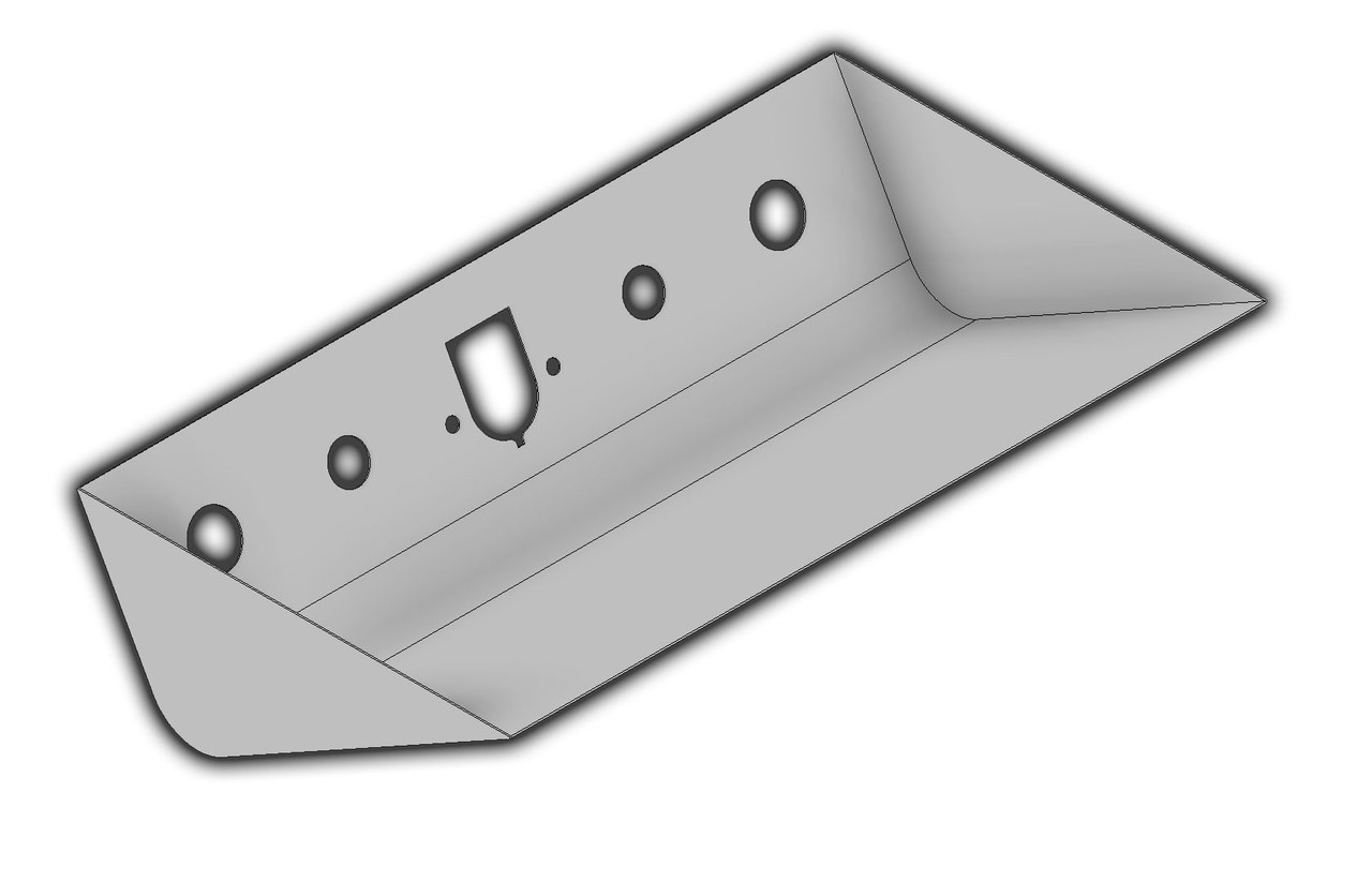 Recessed Airline Box -7-Design - Trailer Air, Hydraulic Hook-Ups & (1) 7-way - Thumbnail 5