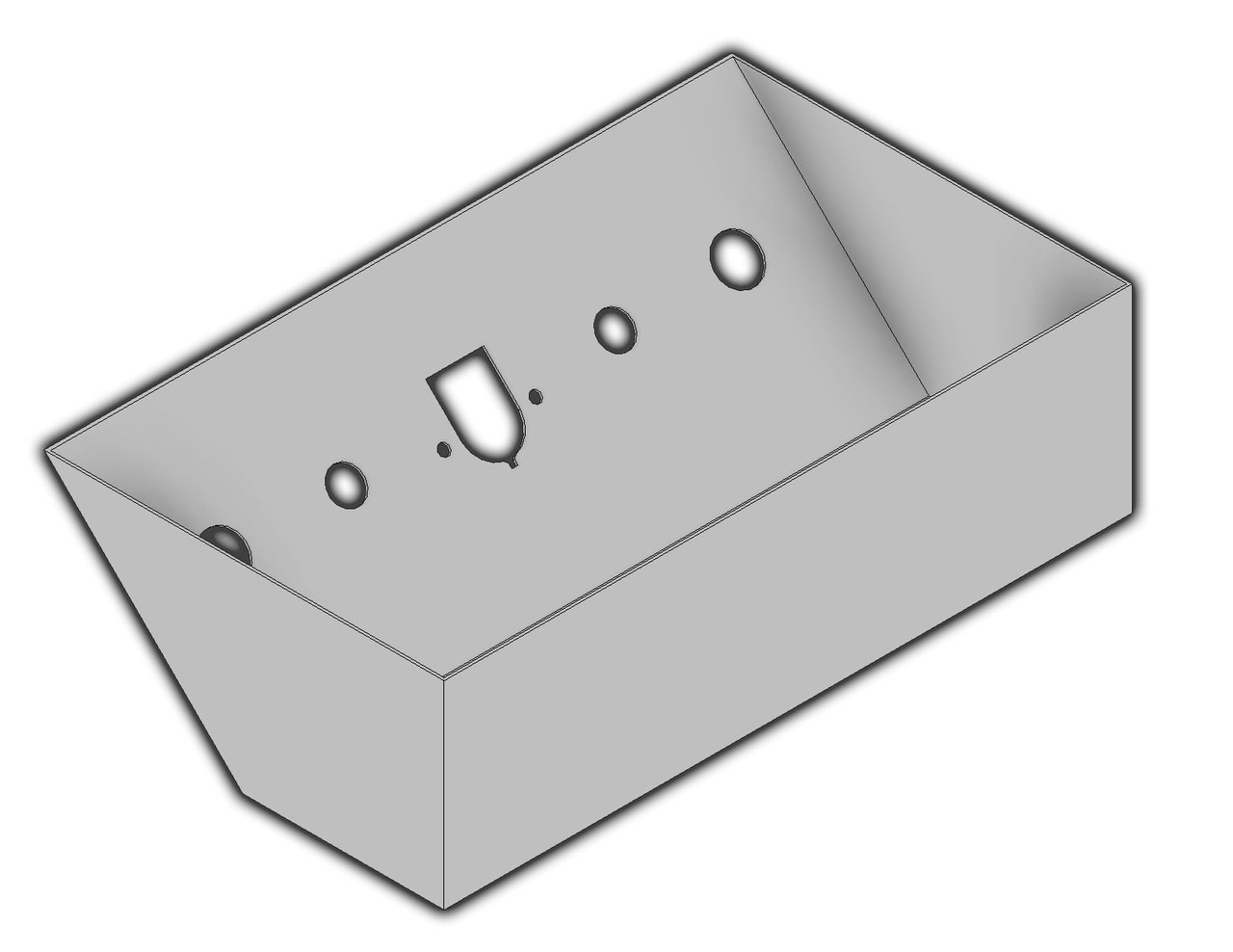 On-Frame Sectionalized Deck Plate System - Recessed Airline Box - Smooth Aluminum - Thumbnail 2