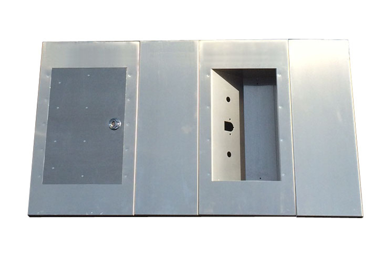 On-Frame Sectionalized Deck Plate System - Storage Box - 14"x22" Storage Box w/ 20" Sectionalized Deck Plate Section - Thumbnail 3