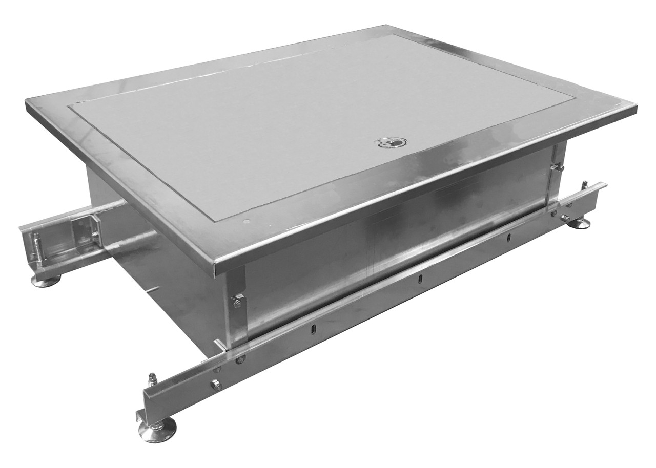 Merritt Dyna Deck System - 20" Storage Box - #8 304 Stainless Steel