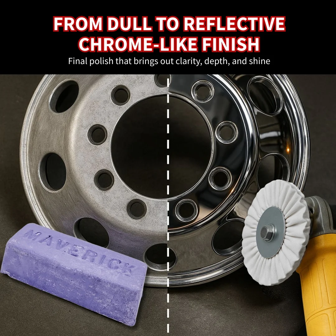 Finishing Compounds: Metal Polishing Compound for Buffing Wheels - Thumbnail 11