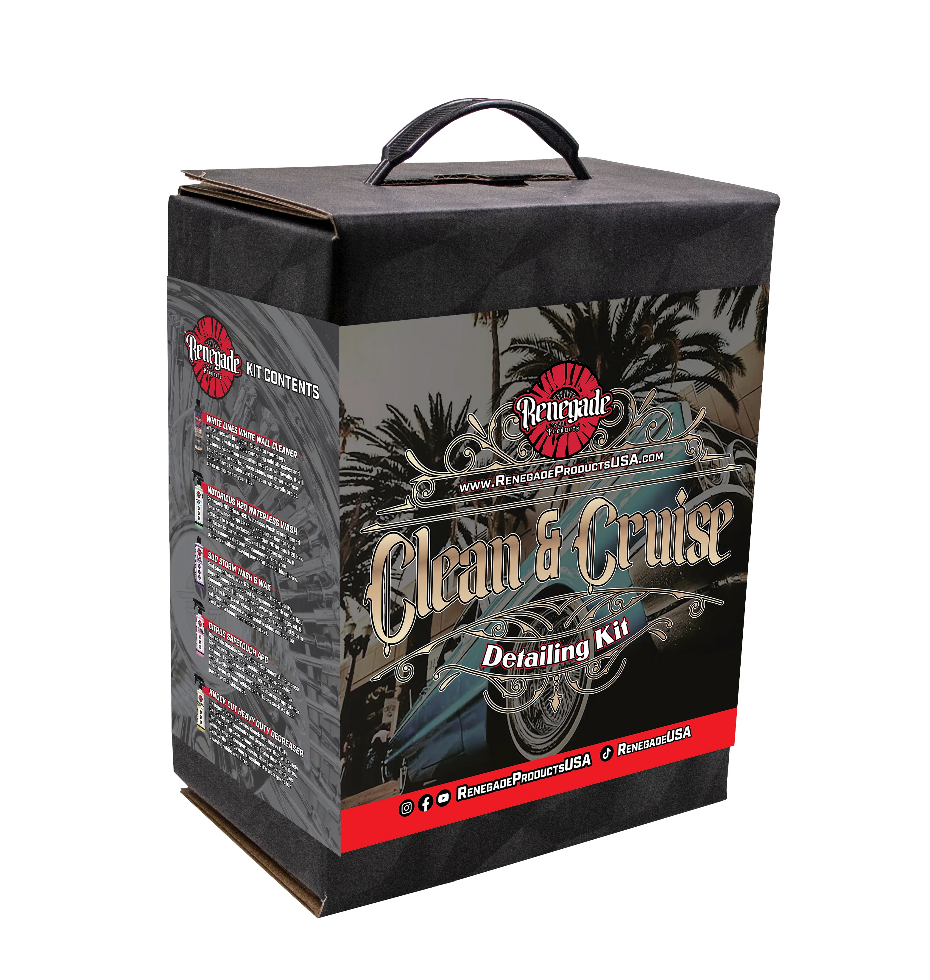 Clean & Cruise Lowrider Detailing Kit