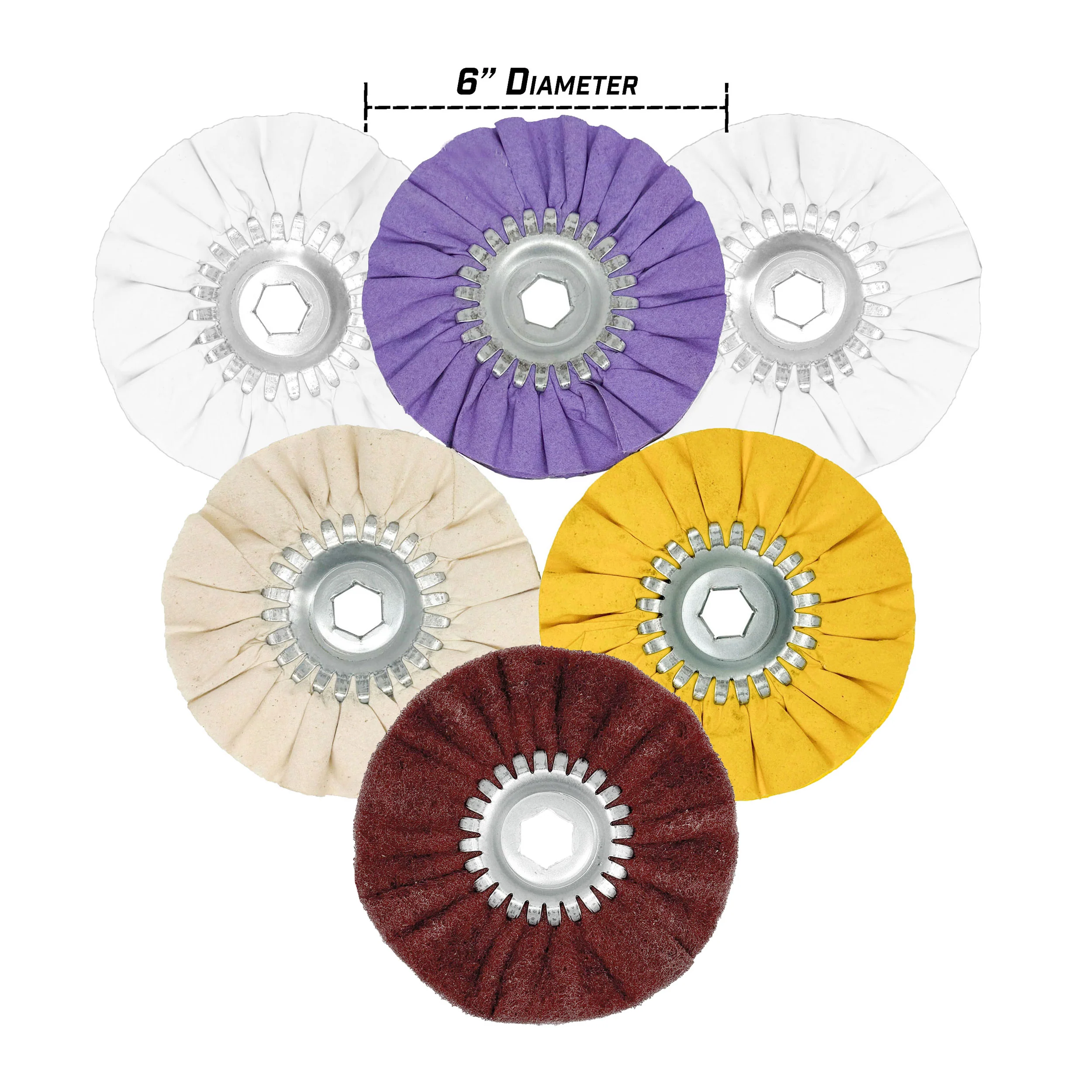 6" Mini Airway Buffing Wheels