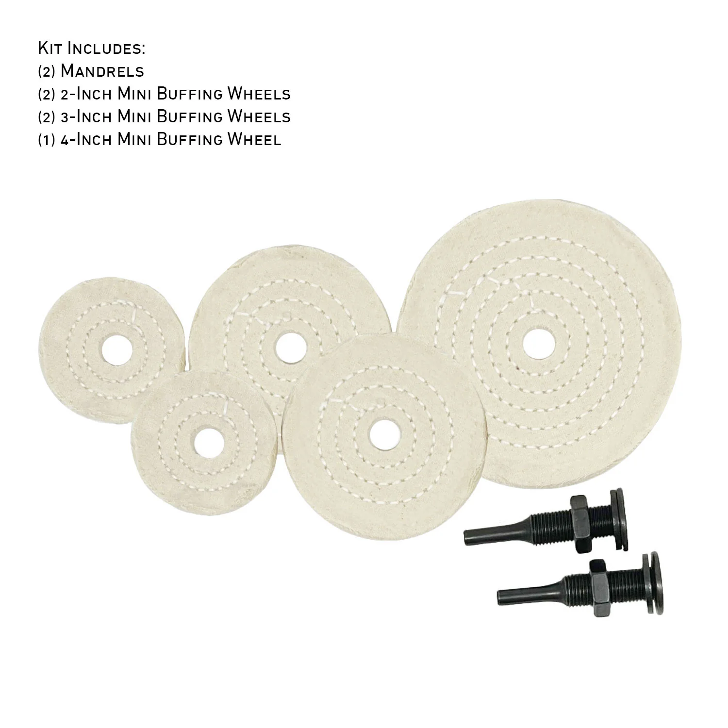 Mini Buffing Wheels (1/2" Arbor Hole) - Thumbnail 22