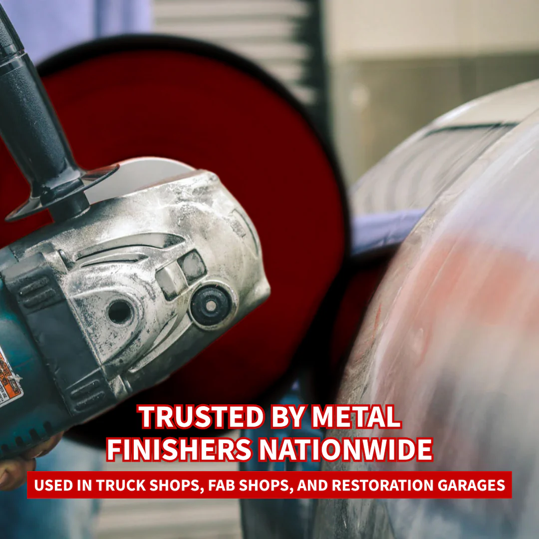 Ultra-Fine and Very Fine Satin Airway Buffing Wheel for Angle Grinders - Thumbnail 11