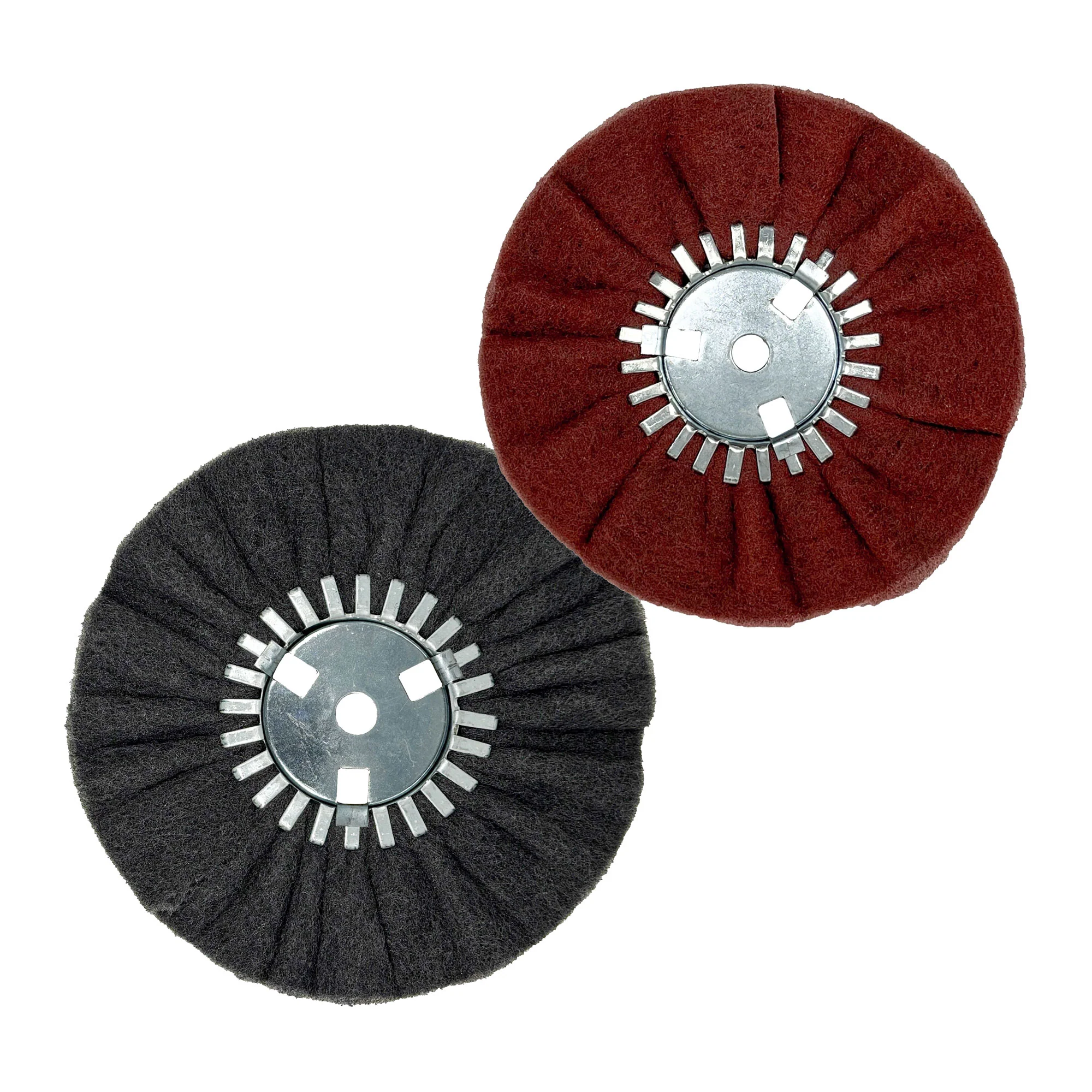 Case Pack Satin Airway Buffing Wheel for Angle Grinders - Bulk Deal - (5/Pack)