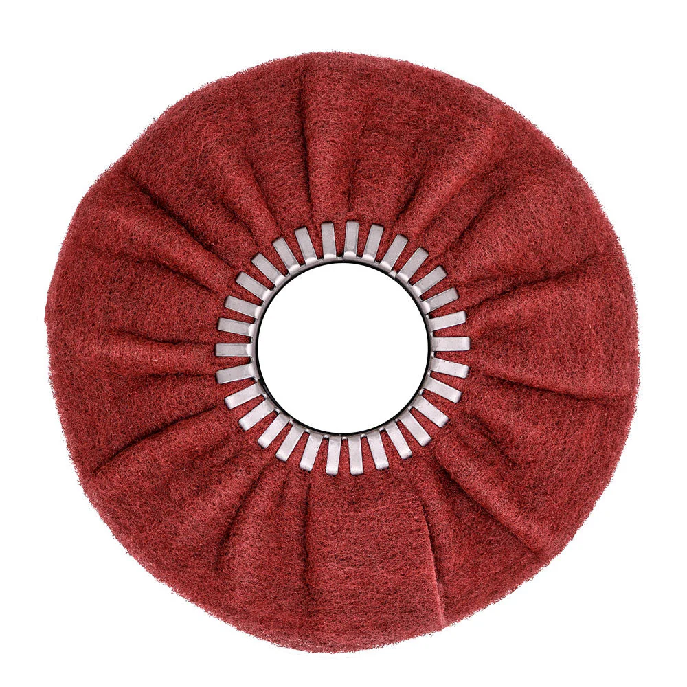 Case Pack Satin Airway Buffing Wheel for Angle Grinders - Bulk Deal - (5/Pack) - Thumbnail 2