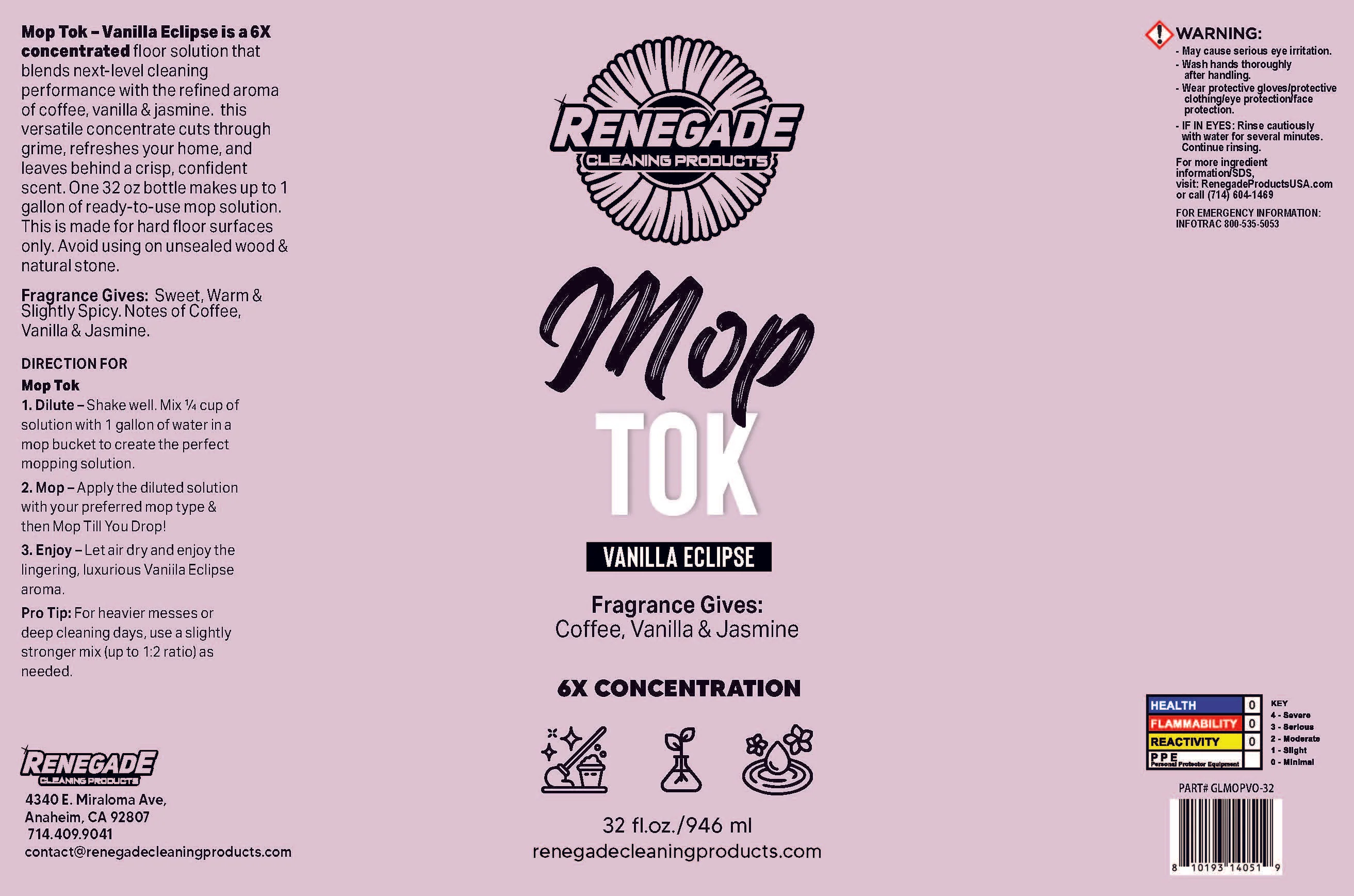Mop Tok: 6X Concentrated Luxury Mop Soap Solution (32oz.) - Thumbnail 12