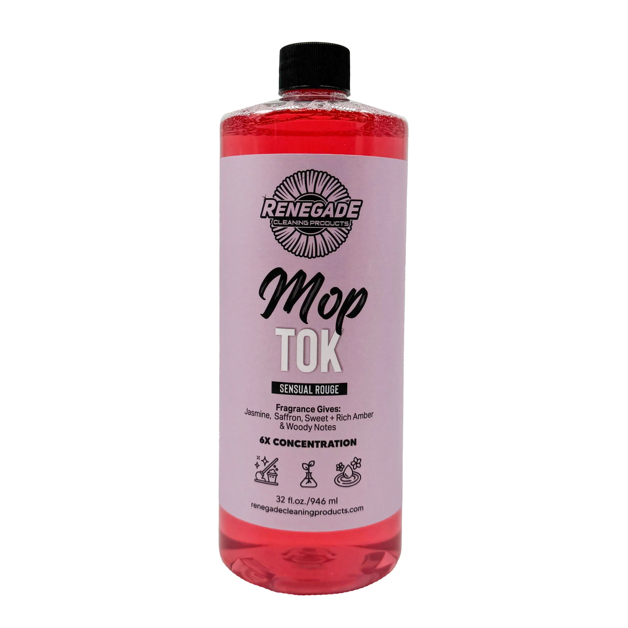Mop Tok: 6X Concentrated Luxury Mop Soap Solution (32oz.) - Thumbnail 3